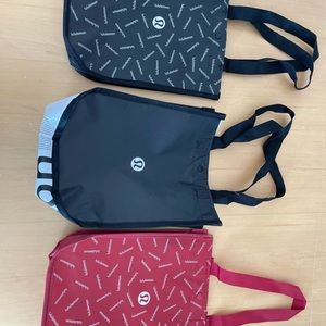 Lot of 3 Lululemon Tote Bags